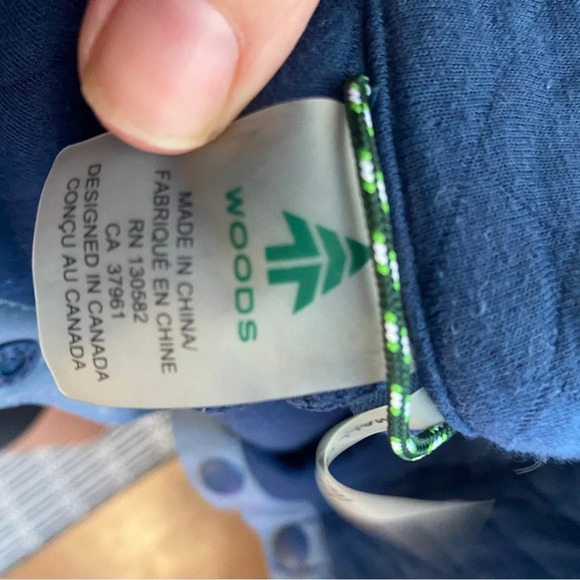 WOODS Farnham Quilted Pullover outdoor sweater - Picture 8 of 9